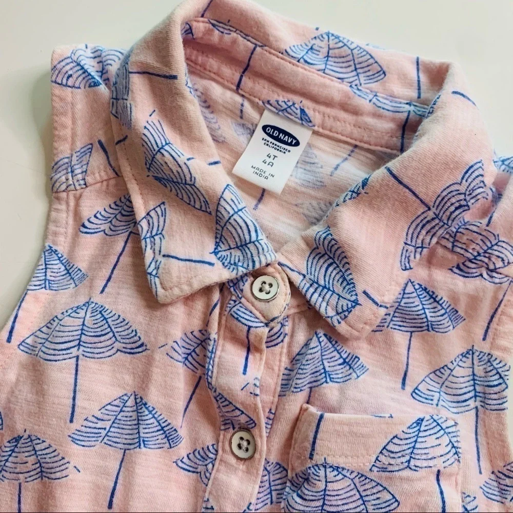 Old Navy Bundle 2 Barbie Pink Girls Casual Dresses 4T toddler